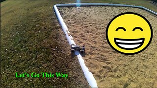 RC Dragon In Sand At The Park Part 1