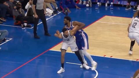 BEN SIMMONS GETS INTO IT WITH JOEL EMBIID! “WTF U DOING”! AFTER HE KEPT TORCHING HIM!