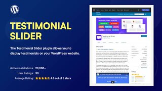 Display Testimonials with the Testimonial Slider WordPress Plugin