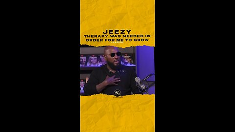 Therapy was needed in order for me to grow. What are your thoughts on therapy? #jeezy 🎥 @forbes