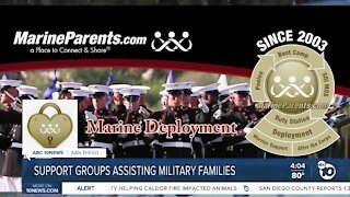 Support groups assisting military families