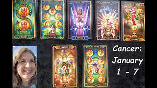 Cancer: A Lot on Your Plate! January 1 thru 7, 2024 ~ Mystic Amista Weekly Tarot
