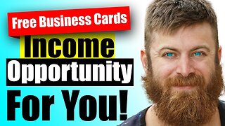 FREE Business Cards AND INCOME OPPORTUNITY