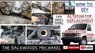 Ford E-150 Alternator Replacement 05-08 HOW TO DIY