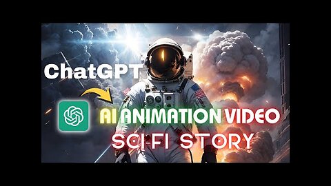 How to Write a Science Fiction Story with ChatGPT - AI Animated Video