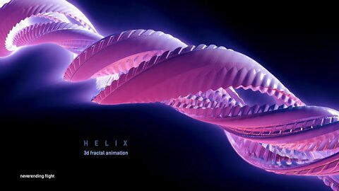 Helix. 3d Fractal Animation.