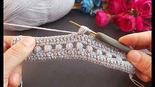 💥 Tutorial new knitting model, you will love it #knitting #crochet #diy