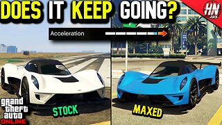 Do Cars Get Faster After The Acceleration Bar Maxes Out? | GTA Online