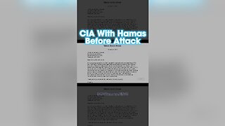 INFOWARS Reese Report: The CIA's News Outlets Had Agents With Hamas Right Before The Attack on Israel - 11/10/23