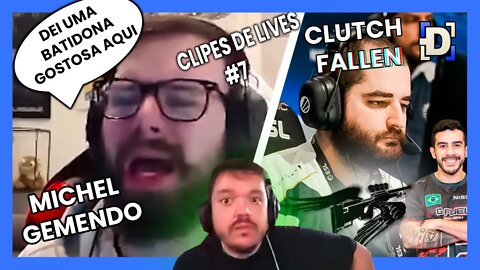 MICHEL GEMENDO na live do GAU e CLUTCH FALLEN COLDZERA STYLE | Compilado de Clipes #7