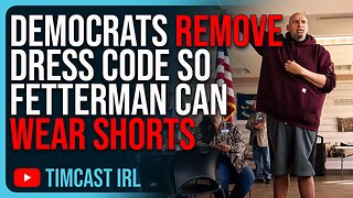 Democrats REMOVE Dress Code So Fetterman Can Wear Shorts, Sparking OUTRAGE