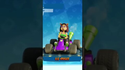 Liz Violet Paint Job Showcase - Crash Team Racing Nitro-Fueled