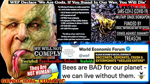 WEF Orders Govt's To Burn Millions of Bees To Usher In 'Global Famine'