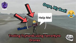 Trolling Tryhards With The Terrorbyte Drones in GTA Online (OLD CLIP)