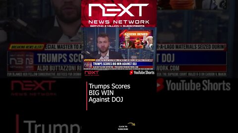 Trumps Scores BIG WIN Against DOJ #shorts