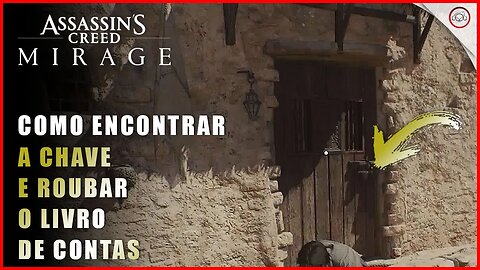 AC Mirage, Como encontrar a chave e roubar o livro de contas | Super-Dica