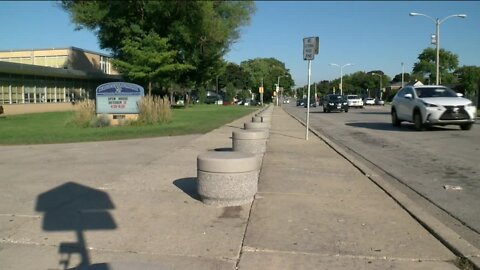 Concrete barriers hope to stop reckless driving on MPS School Property