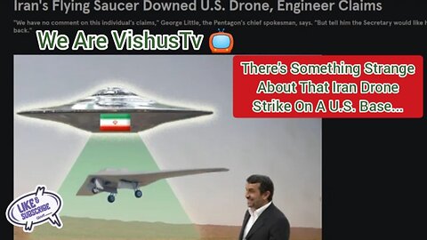 There's Something Strange About That Iran Drone Strike On A U.S. Base... #VishusTv 📺
