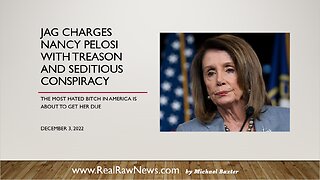 JAG Charges Nancy Pelosi with Treason and Seditious Conspiracy