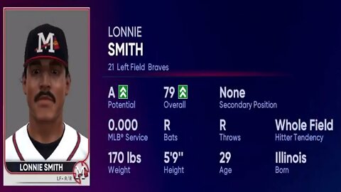 How To Create Lonnie Smith MLB The Show 22