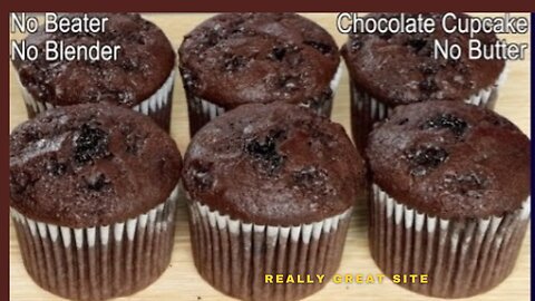 Chocolate Cupcake Recipe / How to make Easy Chocolate Cupcakes