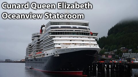 Cunard Quean Elizabeth - Oceanview Stateroom Tour! (Room 1070)