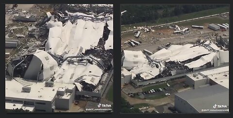 A Pfizer Plant was Destroyed by a Tornado in North Carolina Today.