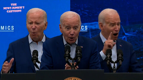 Biden Whispering-n-Yelling Clown Show: "Our plan is working!.. The problem was too many people are working!"