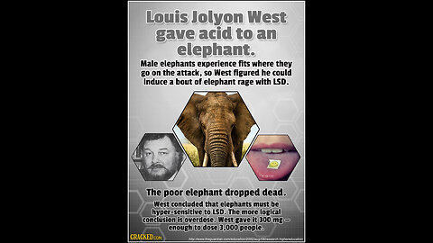 Tusko the elephant & Louis Jolyon West