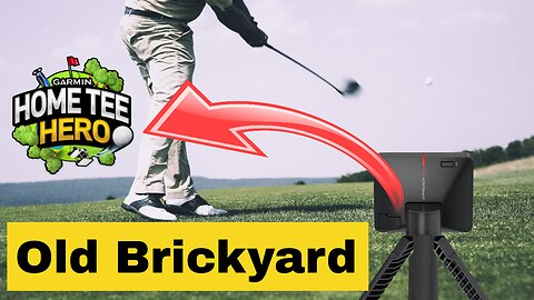 Old Brickyard - 18 Hole Sim Golf Course Vlog on the Garmin Approach R10 Launch Monitor Simulator