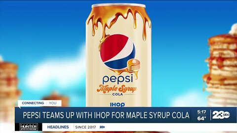 Pepsi, IHop unveil maple syrup cola