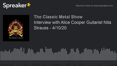 CMS HIGHLIGHT - Interview with Alice Cooper Guitarist Nita Strauss - 4/10/20