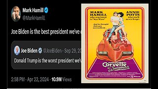 Mark Hamill says Joe Biden is the best president ever