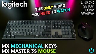 Logitech MX MECHANICAL KEYS & MX MASTER 3S MOUSE 🔥 EVERYTHING YOU NEED TO KNOW ⌨️