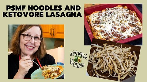 PSMF Noodles (New Version), Keto Lasagna | Dairy Free Pasta Noodles for PSMF Diet | Protein Noodles