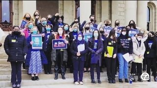 March for our Lives at state capitol in Lansing today