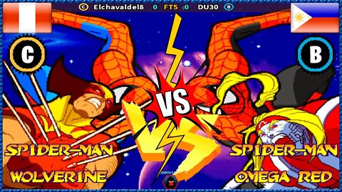 Marvel Super Heroes vs Street Fighter (Elchavaldel8 Vs. DU30) [Peru Vs. Philippines]