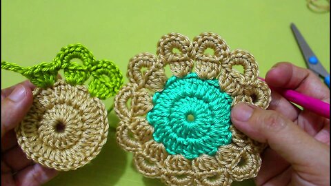 Crochet Coaster Tutorial for Beginners | Complete Crochet Tutorial for Beginners