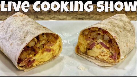 Basic Breakfast Burritos | Stay Home #WithMe