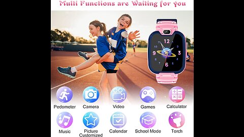 Smart Watch for Kids Girls Boys - Kids Smart Watch for 4-12 Years with Games Music Player Alarm...