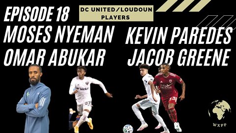 Moses Nyeman, Kevin Paredes, Jacob Greene, and Omar Abukar (DC United Players) #18