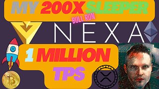 NEXA CRYPTO has 200x POTENTIAL in BULL MARKET, My #1 Sleeper Pick #crypto #bitcoin #nexa
