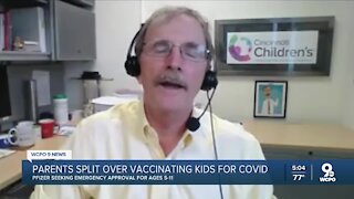 Parents split over vaccinating kids for COVID