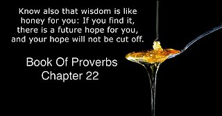 Proverbs Bible Study: Proverbs 22 (3-CONTINUED)
