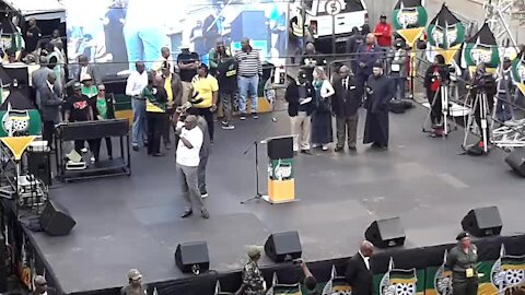 SOUTH AFRICA - Johannesburg - ANC CBD celebrations (videos) (JVx)