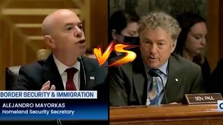 Rand Paul vs. “Disinformation” DHS Mayorkas In Super HONEST RANT!!!!