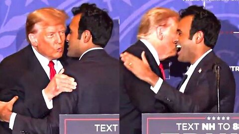 'VP' Chants Erupt After Trump Brings Vivek Ramaswamy On Stage In New Hampshire