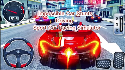 Impossible Car Stunts Driving - Sport Car Racing Simulator