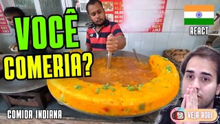 CUSCUZ INDIANO? Conheça o PAV BHAJI! Reagindo a COMIDAS DE RUA INDIANAS | Veja Aqui Reacts