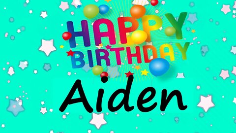 Happy Birthday to Aiden - Birthday Wish From Birthday Bash